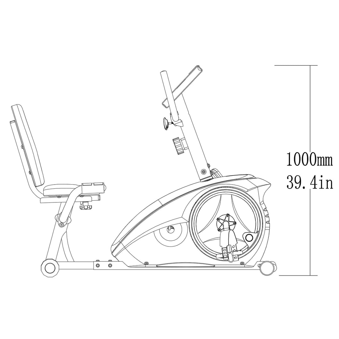 Body Solid Best Fitness BFRB1 Recumbent Exercise Bike