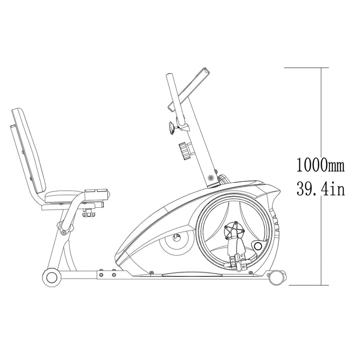 Body Solid Best Fitness BFRB1 Recumbent Exercise Bike