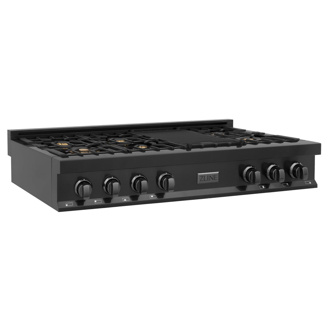 ZLINE 30" Porcelain Rangetop 4 Gas Burners Stainless Champagne Bronze