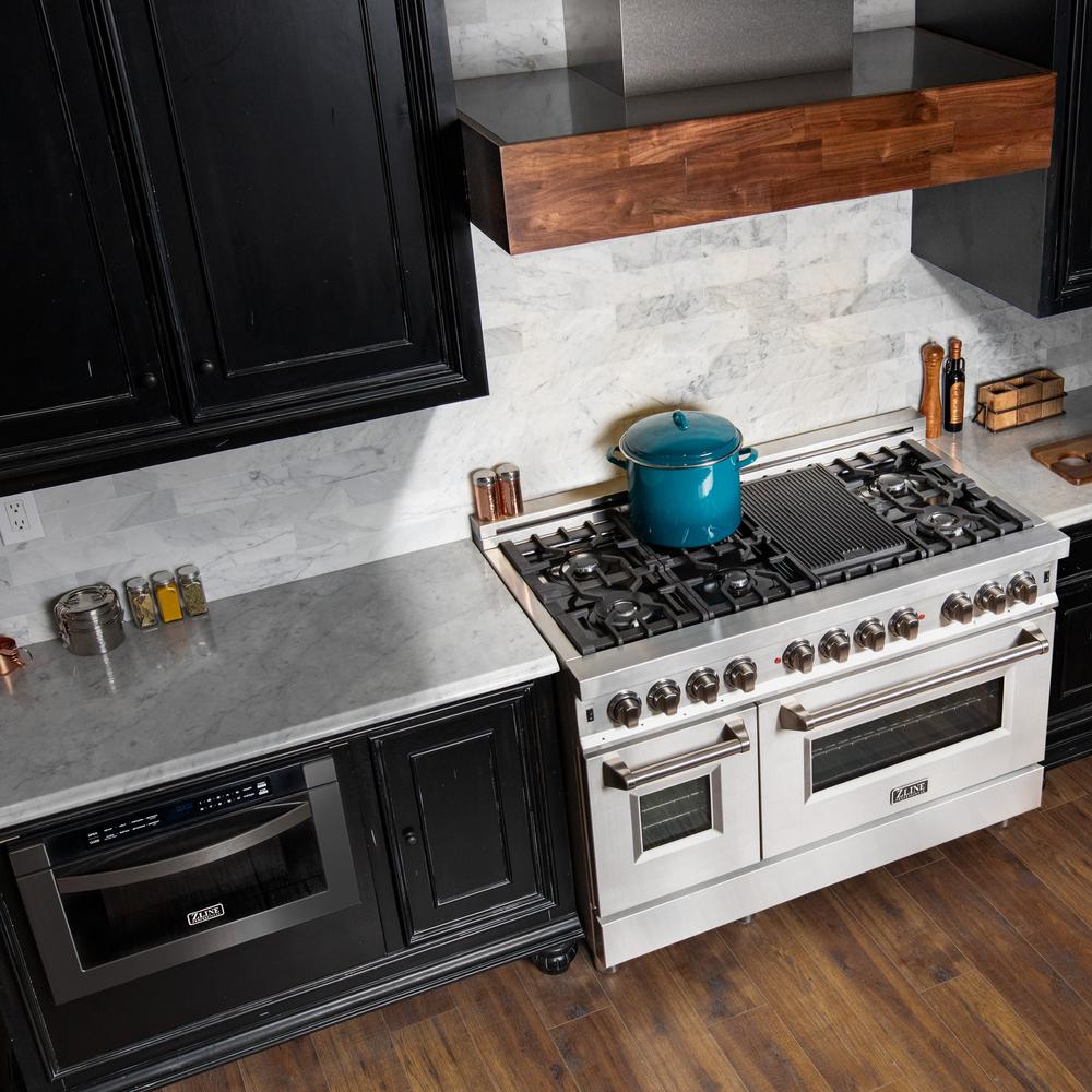 Microwave Drawer in Black Stainless Steel ZLINE 24"