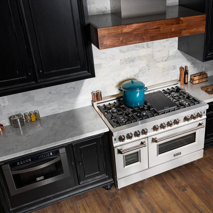 Microwave Drawer in Black Stainless Steel ZLINE 24"