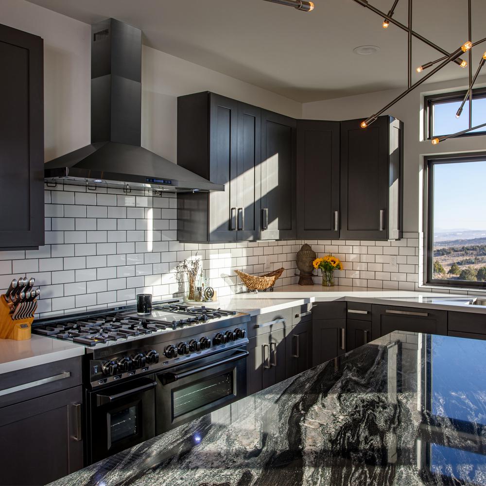 Wall Mount Range Hood in Black Stainless Steel (BSKBN-48)  ZLINE 48 in.