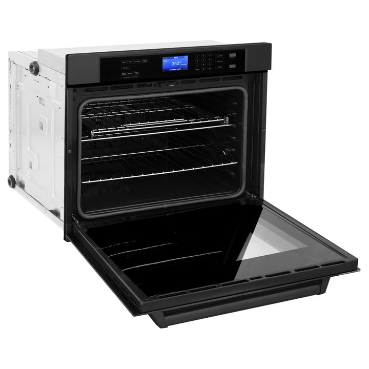 ZLINE 30” Professional Single Wall Oven In Black Stainless Steel