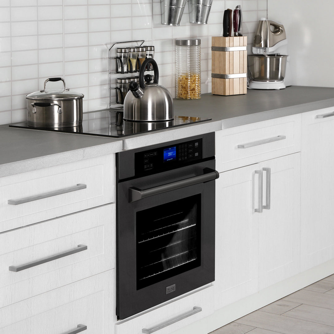 ZLINE 30” Professional Single Wall Oven In Black Stainless Steel