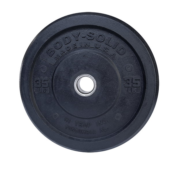 Body Solid 260Lb Premium Bumper Weight Plate Set OBPH260