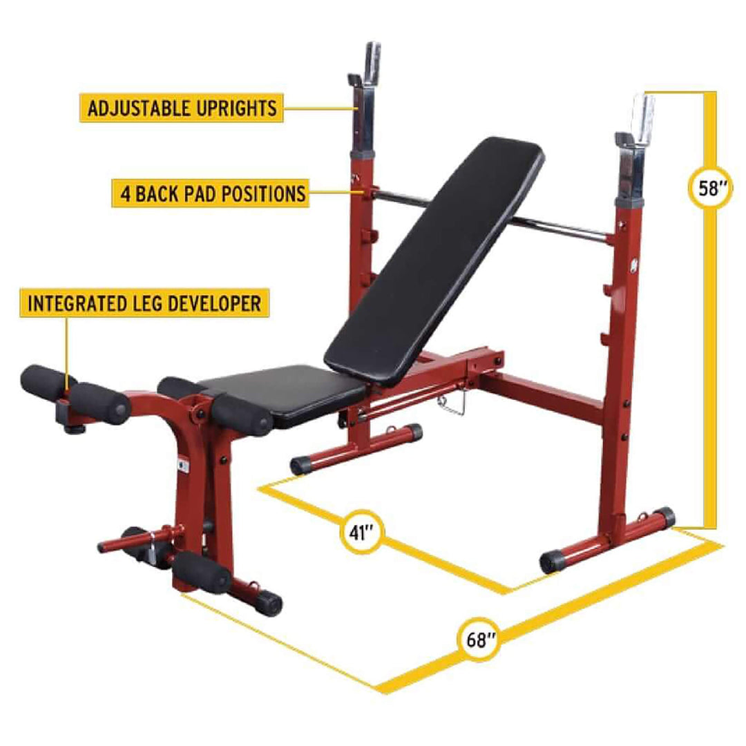 Body Solid Best Fitness BFOB10 Olympic Bench