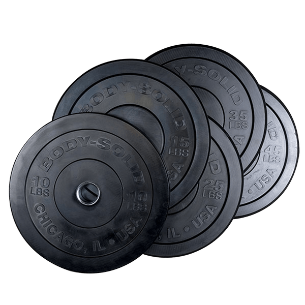 Body Solid Extreme Chicago Bumper Plates 10-45 Lbs. Singles