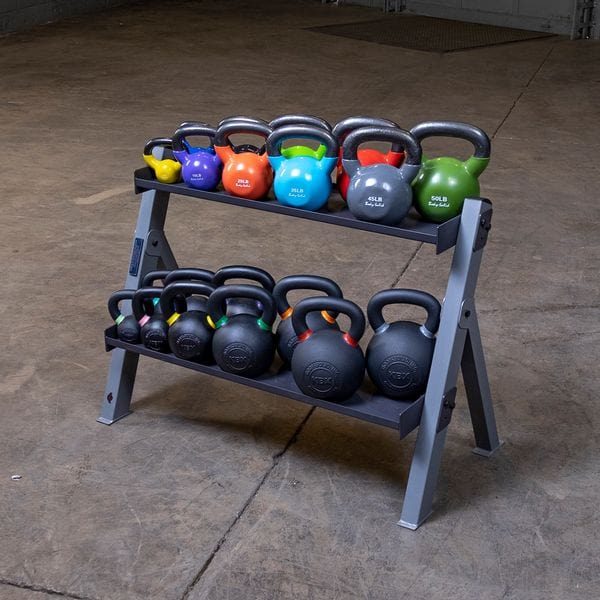 Body Solid GDKR100 Dumbbell And Kettlebell Rack