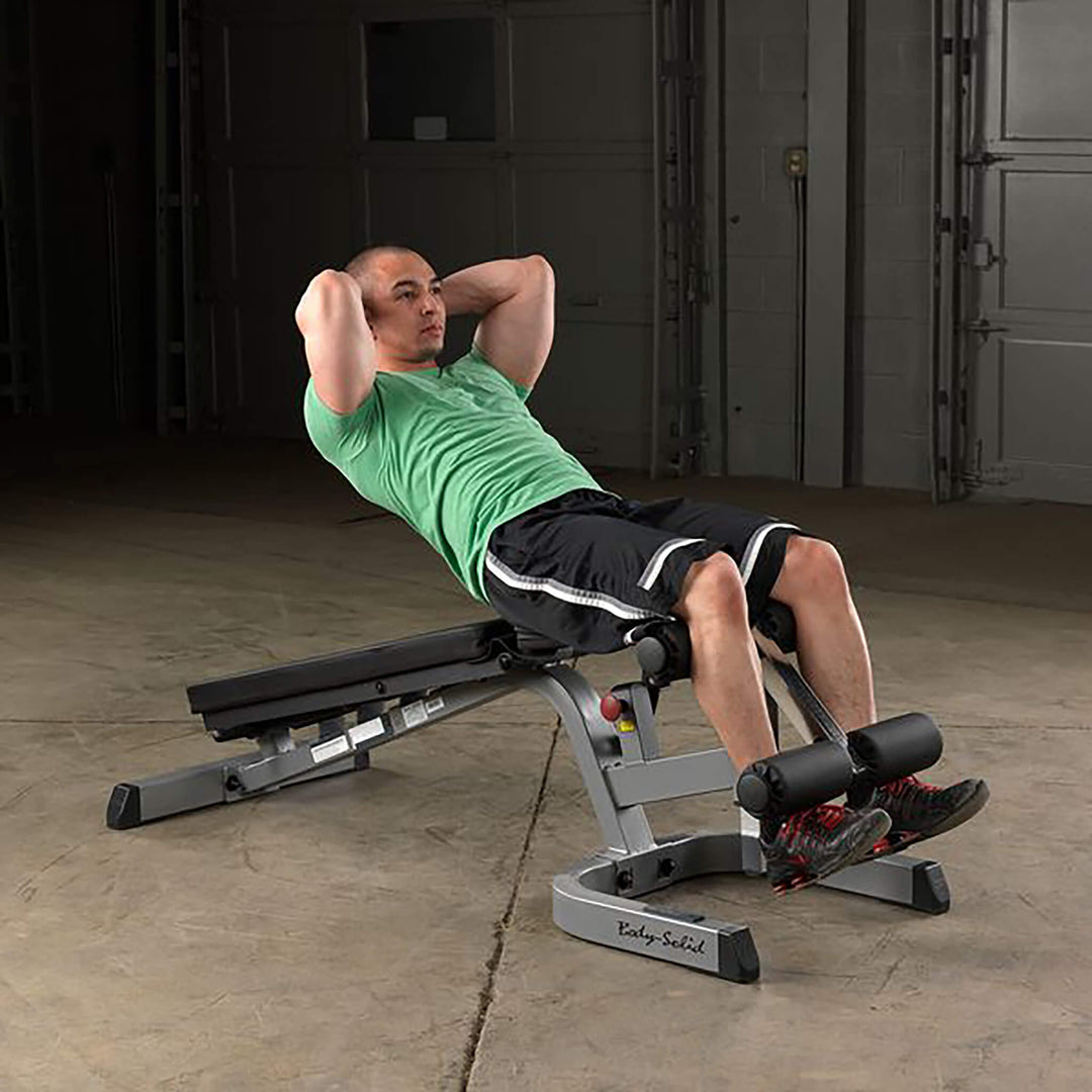 Body Solid GFID71 Heavy Duty Flat Incline Decline Bench