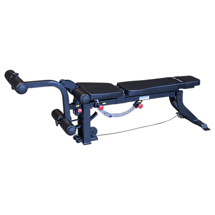 Body Solid GLEG Adjustable Bench With Cable Leg Developer