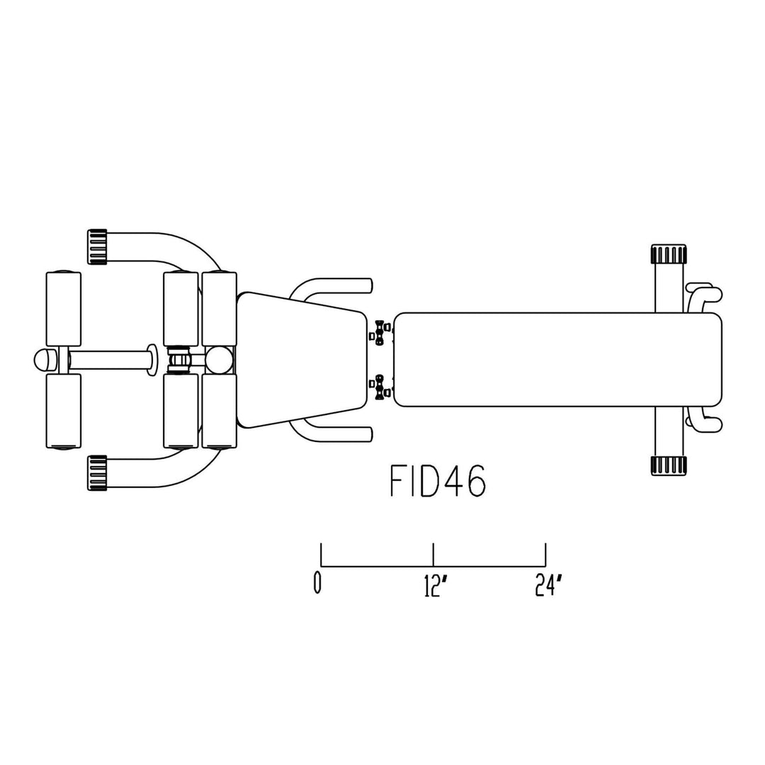 Body Solid FID46 Leverage Bench