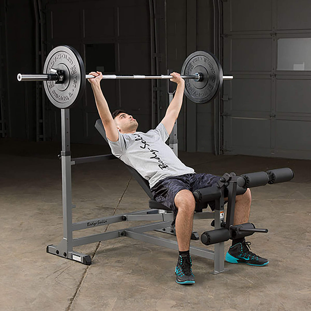 Body Solid GDIB46L Power Combo Olympic Bench Rack