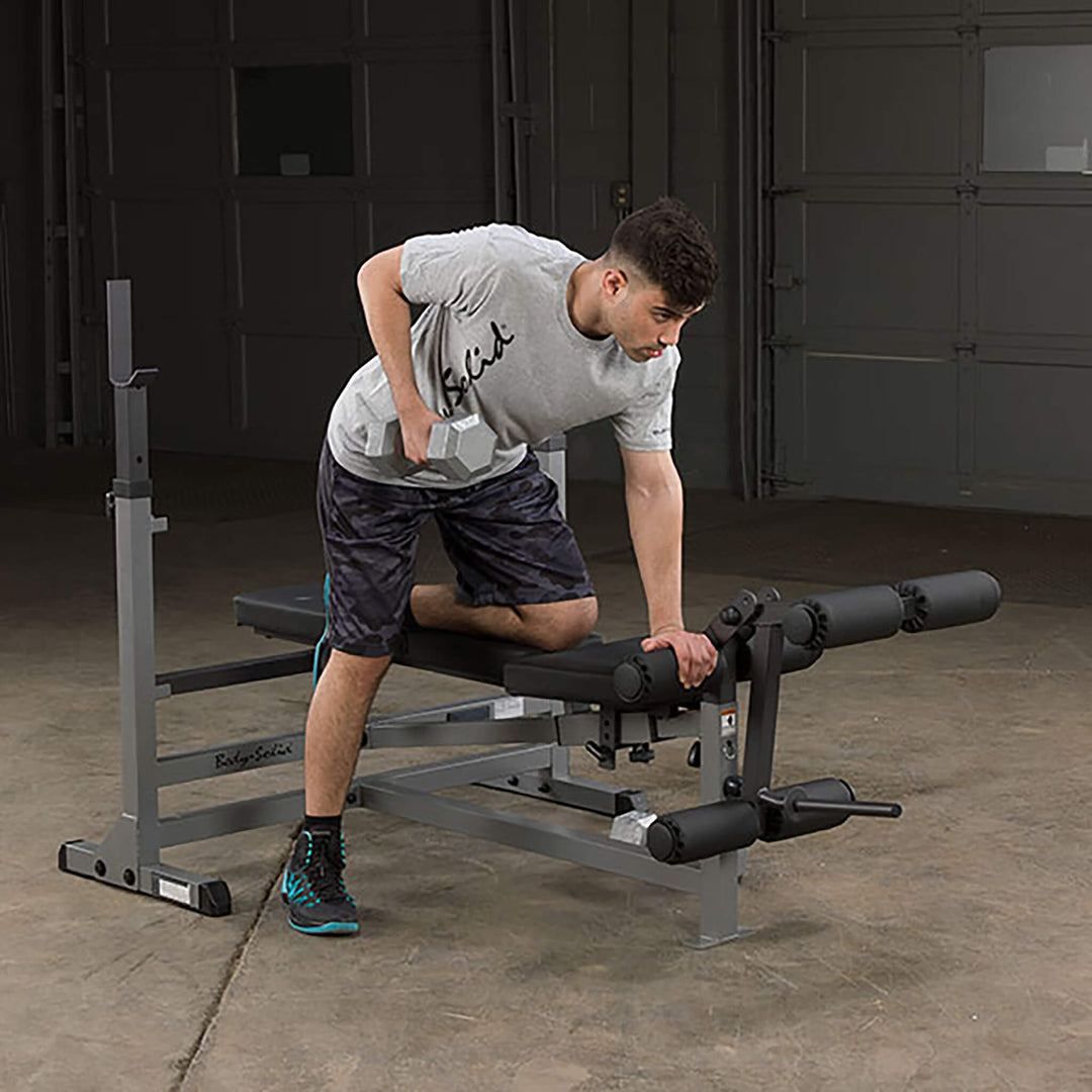 Body Solid GDIB46L Power Combo Olympic Bench Rack