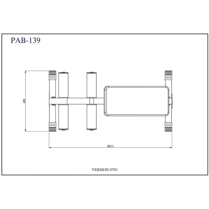 Body Solid Powerline PAB139X Ab Board