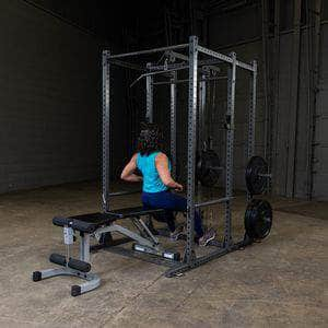 Body Solid Powerline PPR1000 Power Rack Package With Lat Pulldown