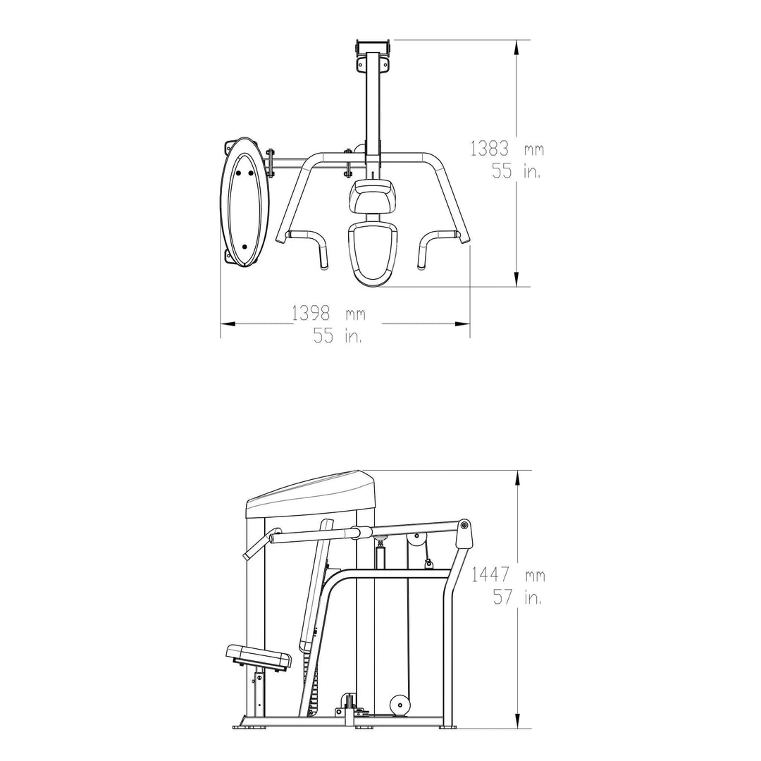 Body Solid Pro Clubline S2SP Series II Shoulder Press