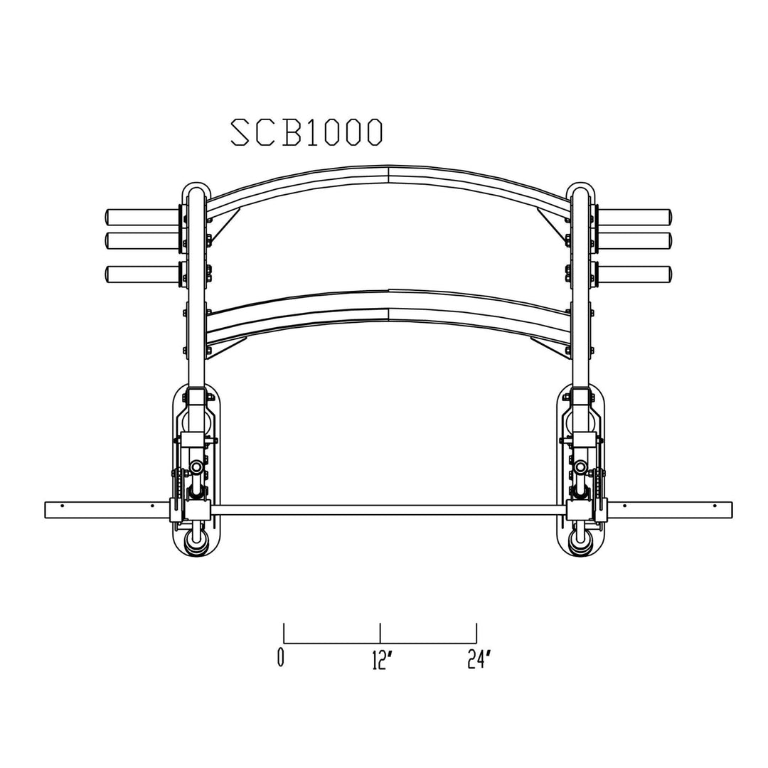 Body Solid Pro Clubline SCB1000 Counter-Balanced Smith Machine