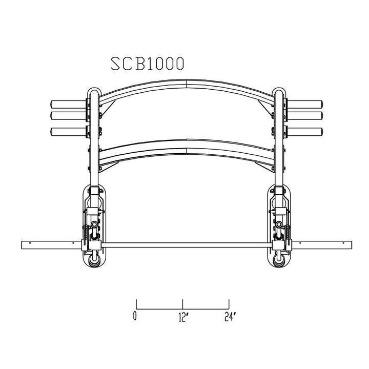 Body Solid Pro Clubline SCB1000 Counter-Balanced Smith Machine