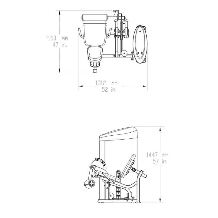 Body Solid Pro Clubline S2LEX Series II Leg Extension