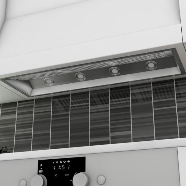 Remote Blower Range Hood Insert in Stainless Steel (695-RD-46)  ZLINE 46 in.