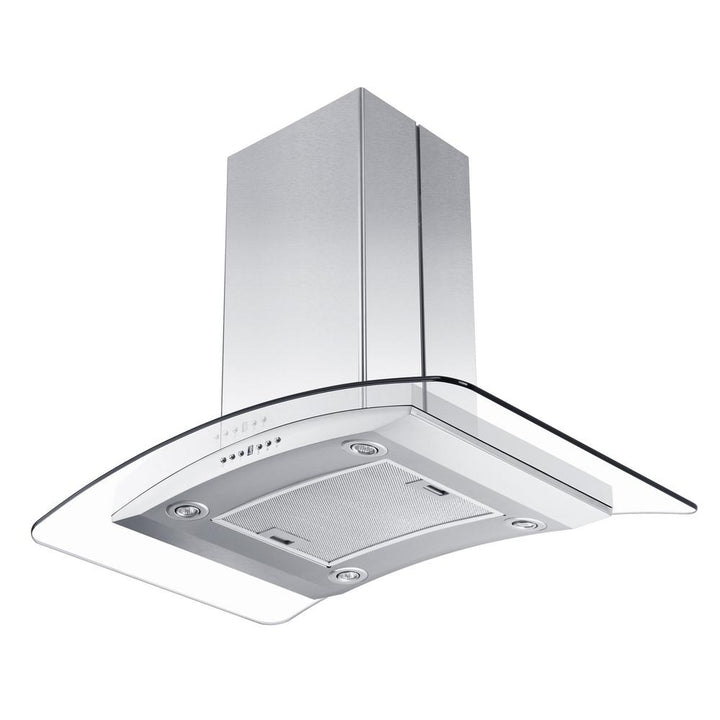 Island Mount Range Hood in Stainless Steel &amp; Glass (GL14i-30)  ZLINE 30 in.