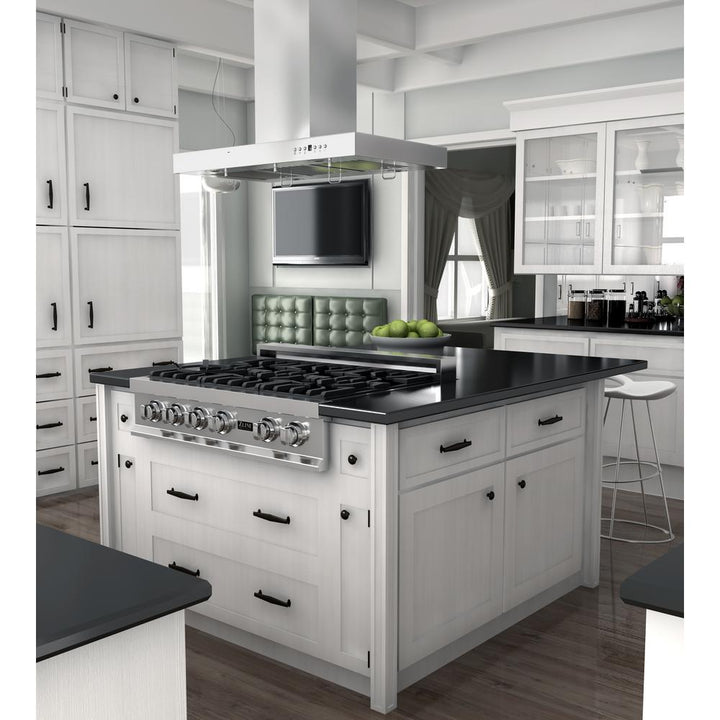 Island Mount Range Hood in Stainless Steel (KE2i-48)  ZLINE 48 in.