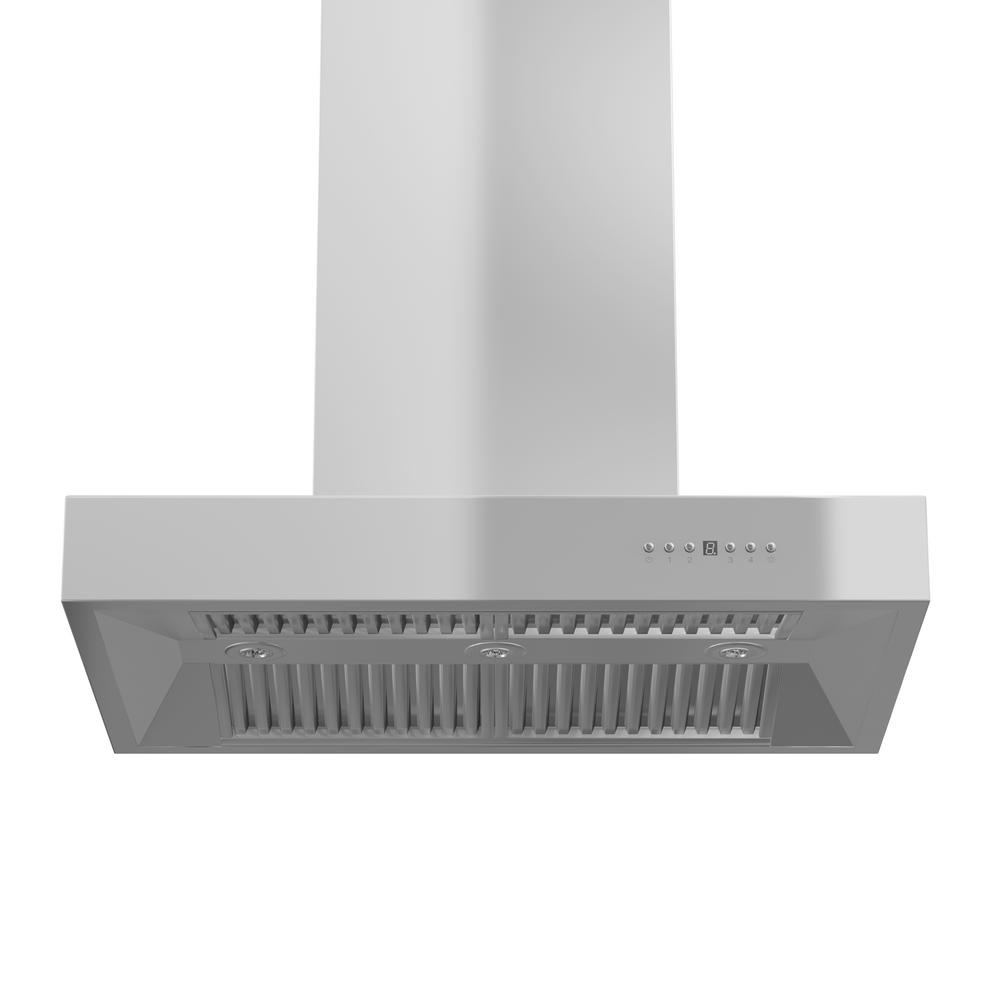 Professional Island Mount Range Hood in Stainless Steel (KECOMi-48)  ZLINE 48 in.