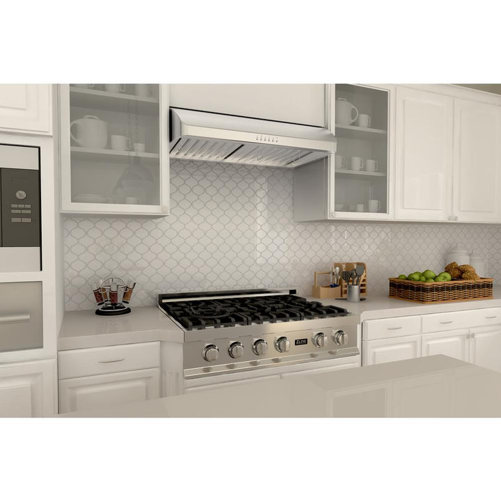 Under Cabinet Range Hood in Stainless Steel (625-36)  ZLINE 36 in.