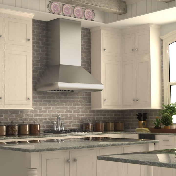 Professional Wall Mount Range Hood in Stainless Steel (587-36) ZLINE 36 in.
