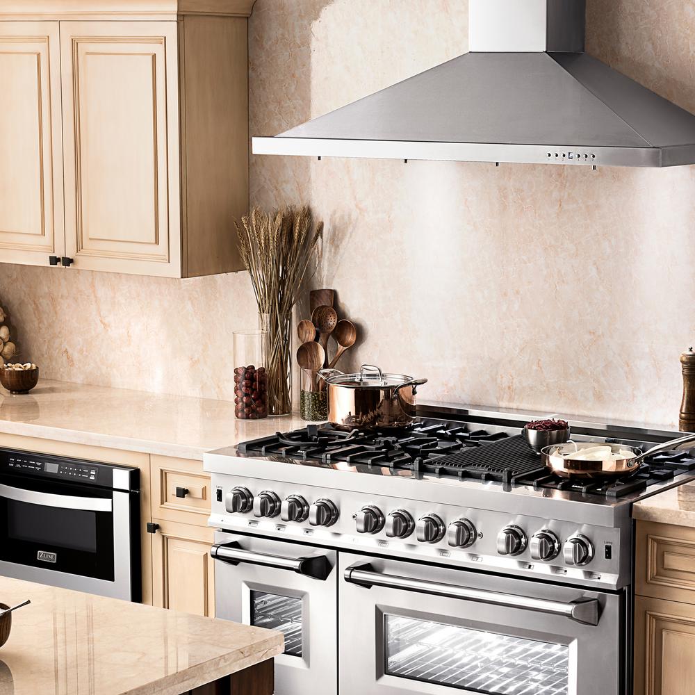 Wall Mount Range Hood in Stainless Steel (KB-48)  ZLINE 48 in.