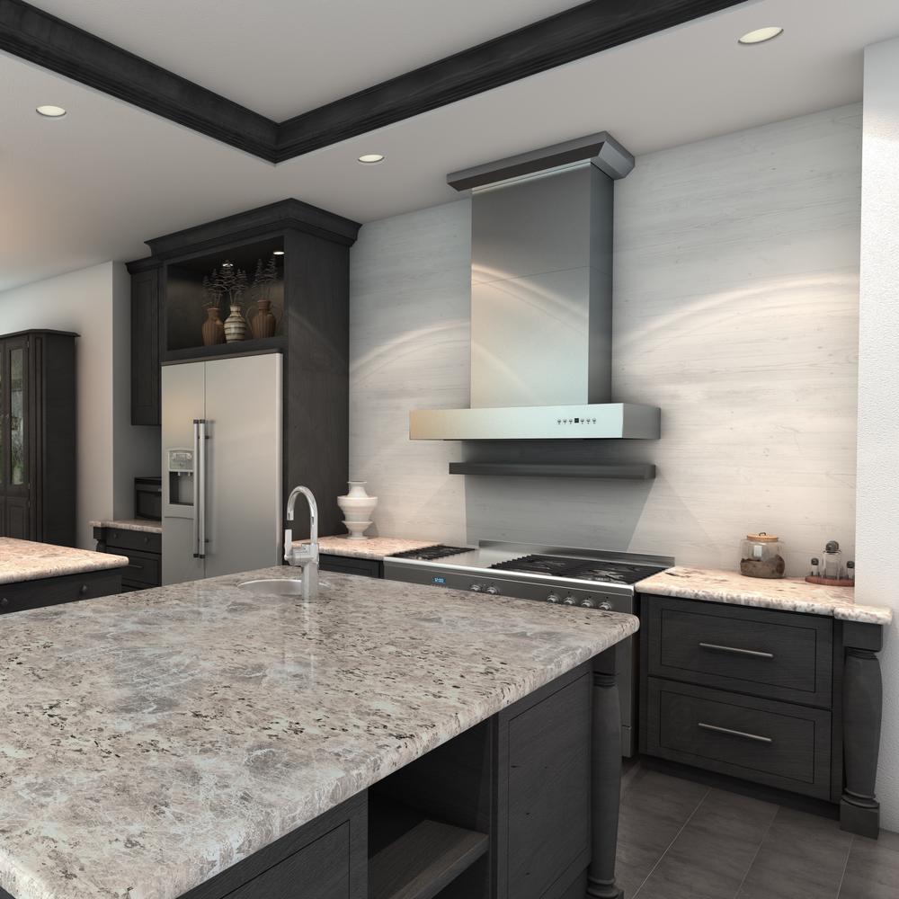 Professional Wall Mount Range Hood in Stainless Steel (KECOM-48)  ZLINE 48 in.