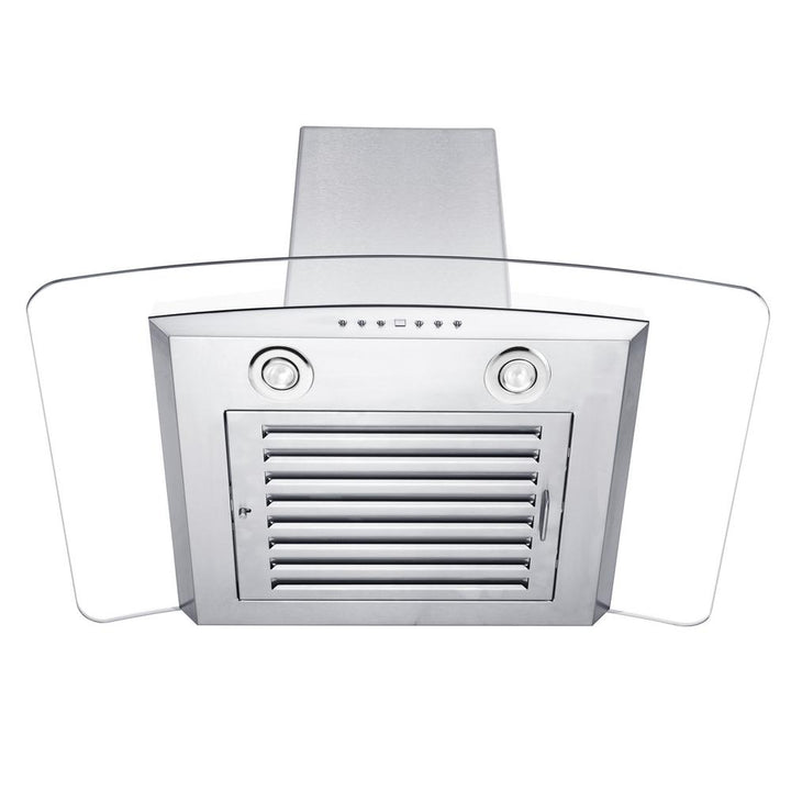 Wall Mount Range Hood in Stainless Steel &amp; Glass (KZ-36)  ZLINE 36 in.