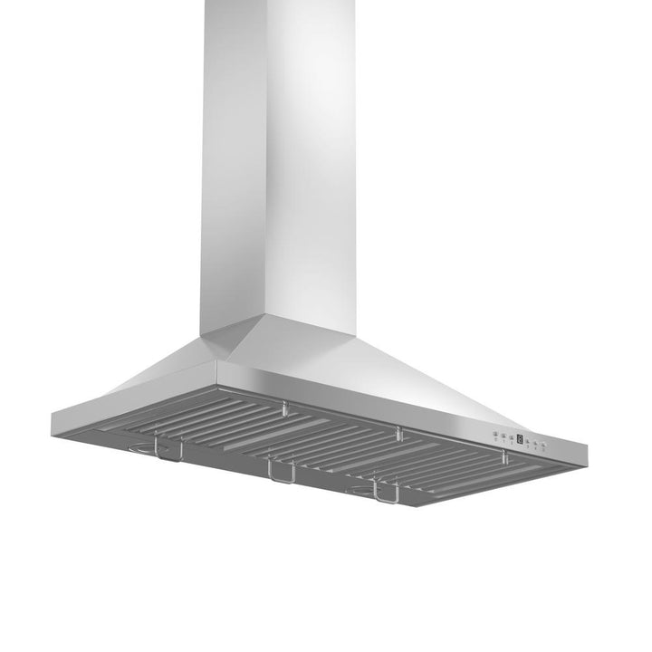 Wall Mount Range Hood in Stainless Steel with Crown Molding (KBCRN-36)  ZLINE 36 in.