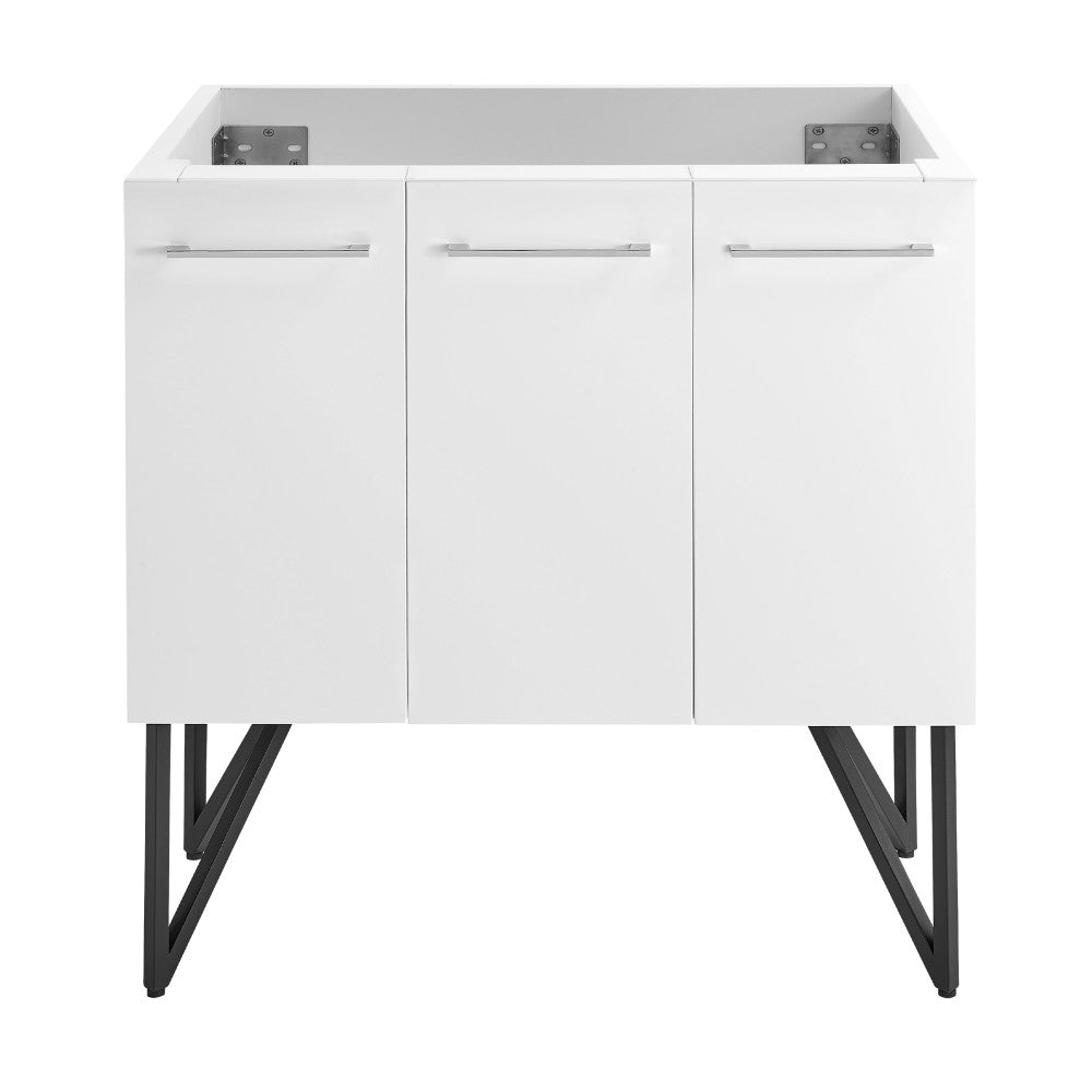 Annecy 36" Bathroom Vanity in White - Cabinet Only