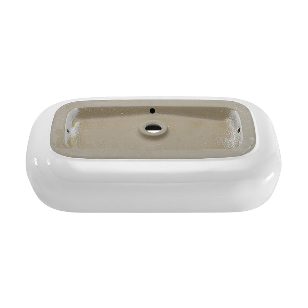 Chateau 28 Rectangle Ceramic Vessel Sink