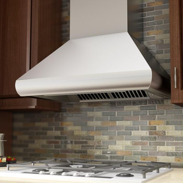 Remote Blower Wall Mount Range Hood in Stainless Steel (687-RS-36-400)  ZLINE 36 in.