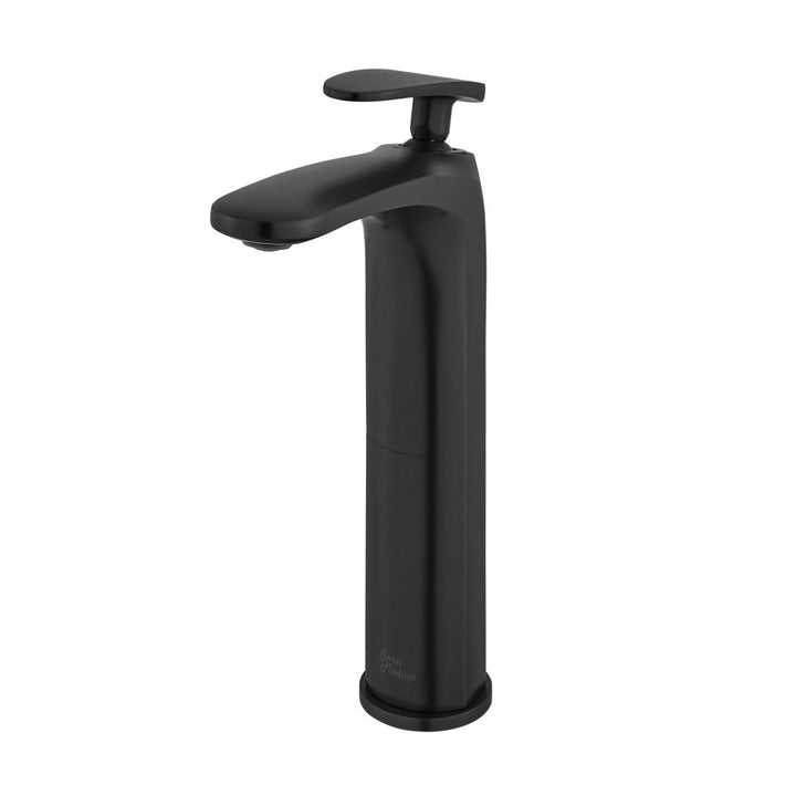 Sublime Single Hole, Single-Handle, High Arc Bathroom Faucet in Matte Black