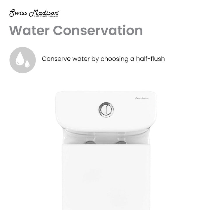 Cascade One-Piece Compact Toilet Dual-Flush 1.1/1.6 gpf