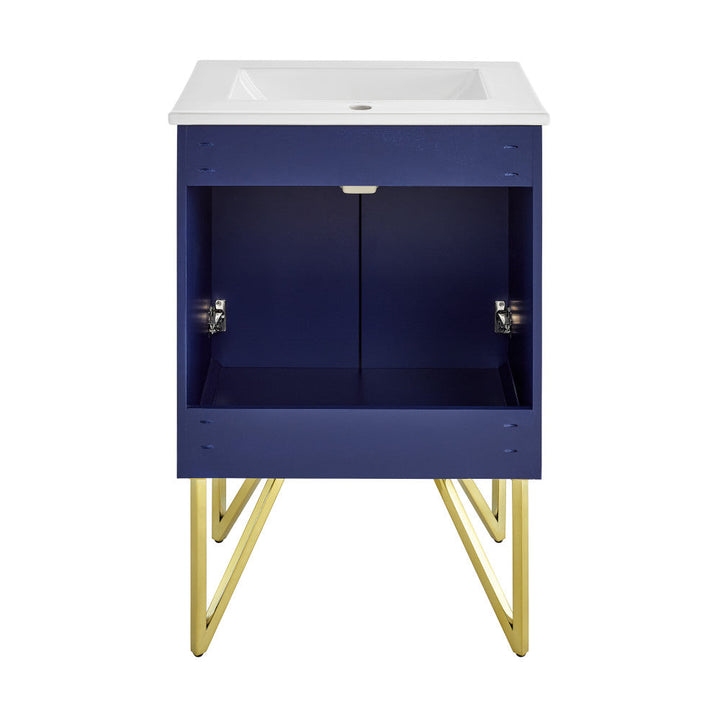 Annecy 24" Bathroom Vanity in Granger Blue