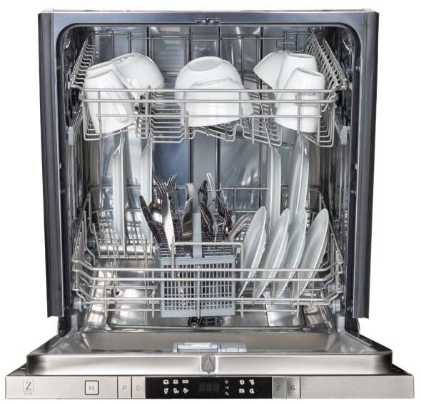 ZLINE 24" Decibel Semi-hidden Built-In Dishwasher