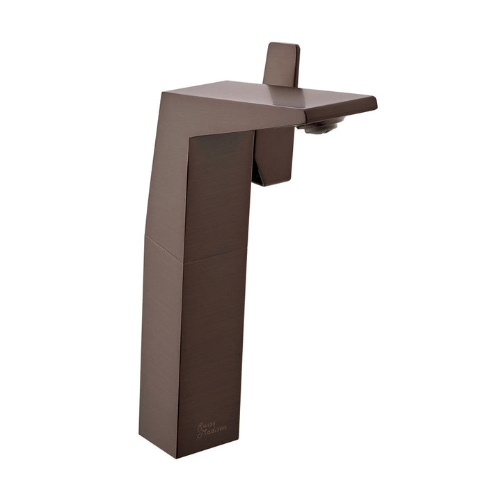 Carre Single Hole, Single-Handle, High Arc Bathroom Faucet in Oil Rubbed Bronze