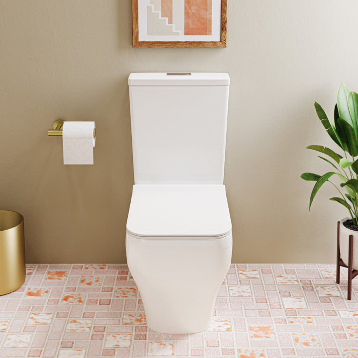 Nadar Two-Piece Elongated Toilet Dual-Flush 1.1/1.6 gpf