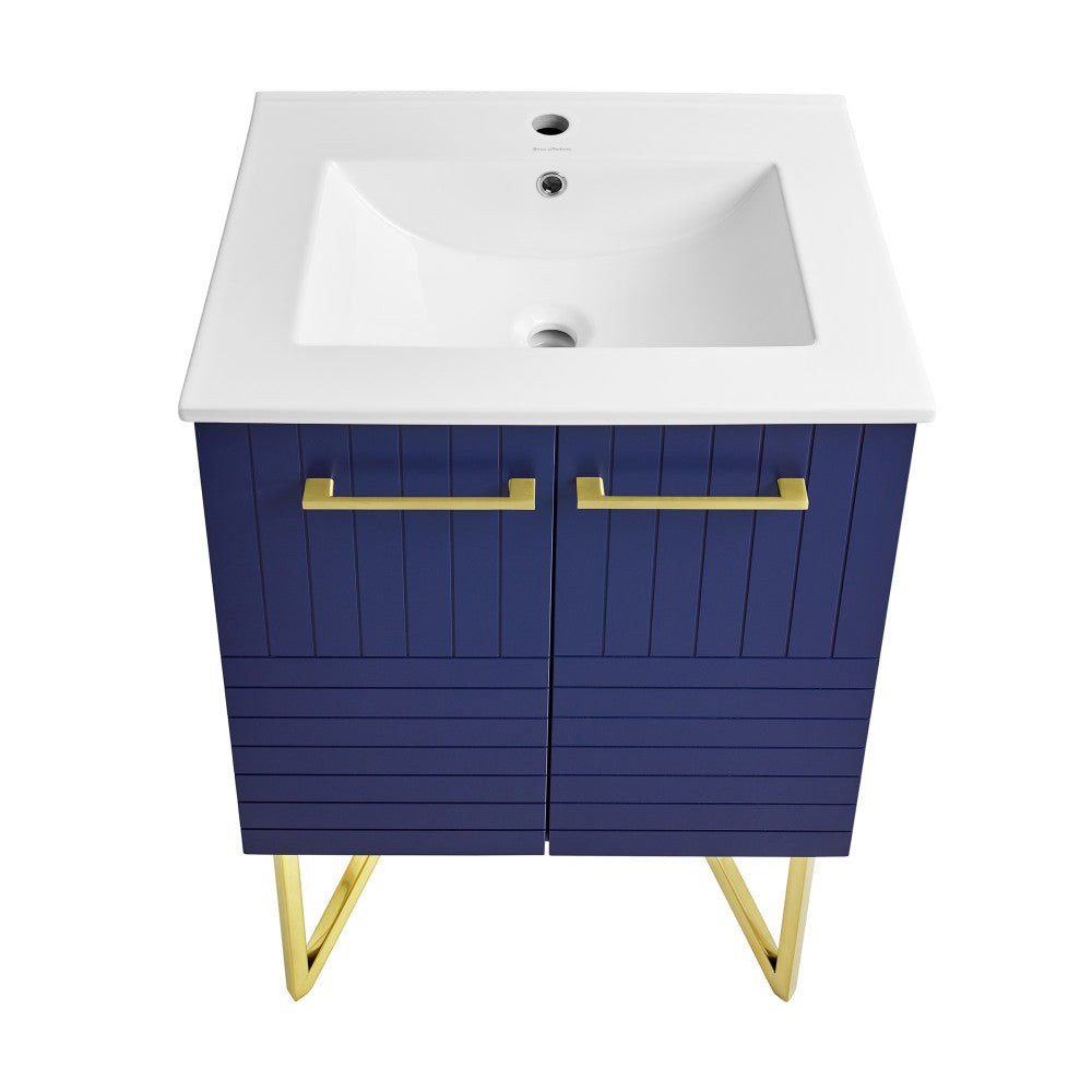 Annecy 24" Bathroom Vanity in Granger Blue