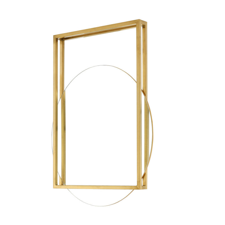 Pierre 35.5" Vanity Mirror in Brushed Gold