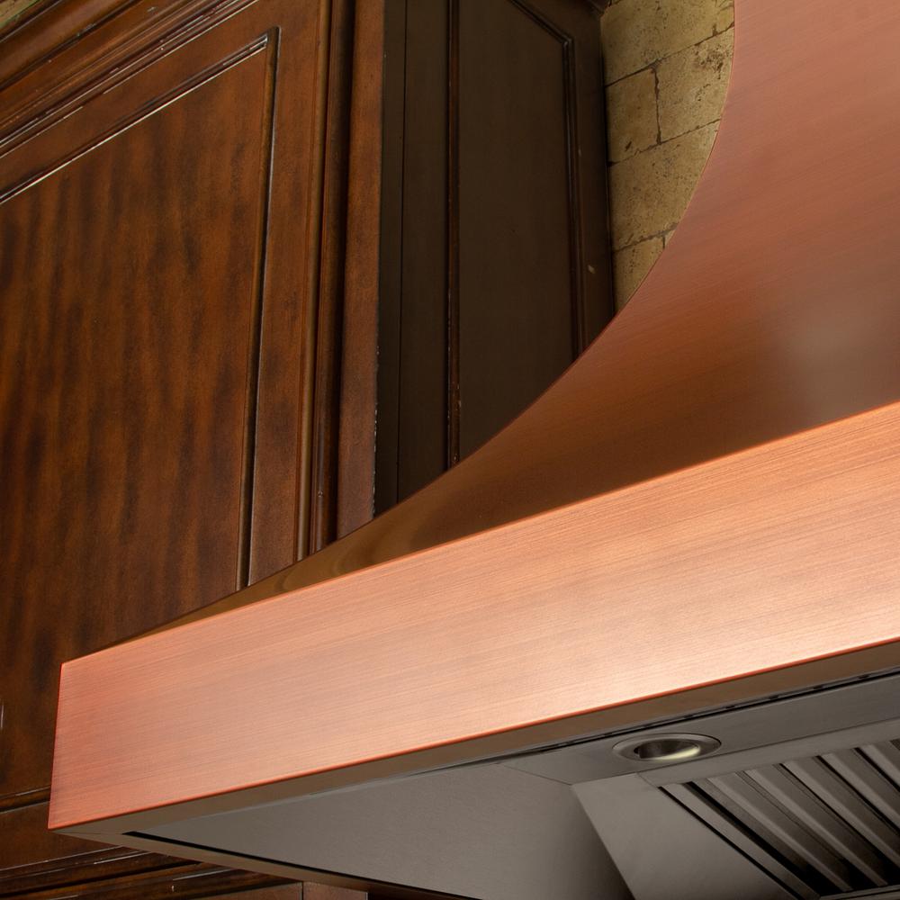 Designer Series Copper Finish Wall Range Hood (8632C-48)  ZLINE 48"
