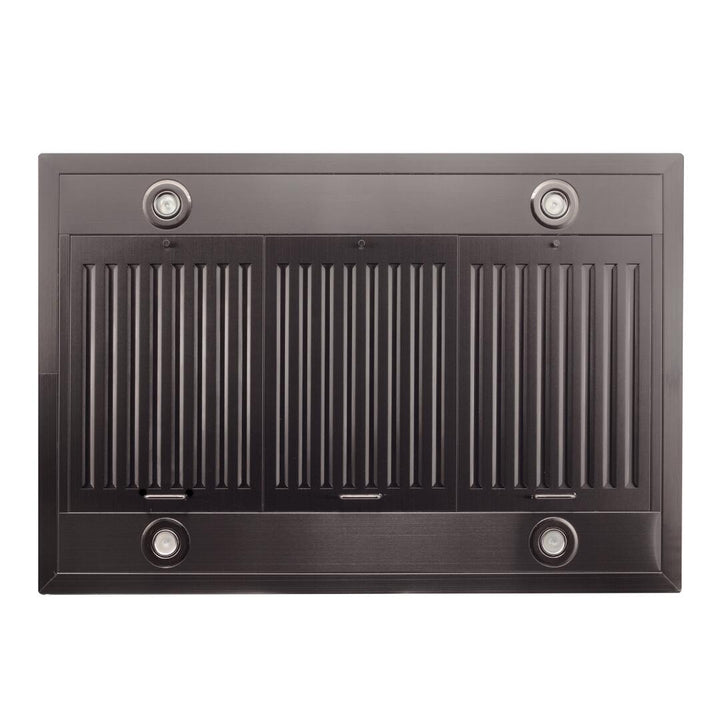 Island Mount Range Hood in Black Stainless Steel (BSGL2iN-48)  ZLINE 48 in.