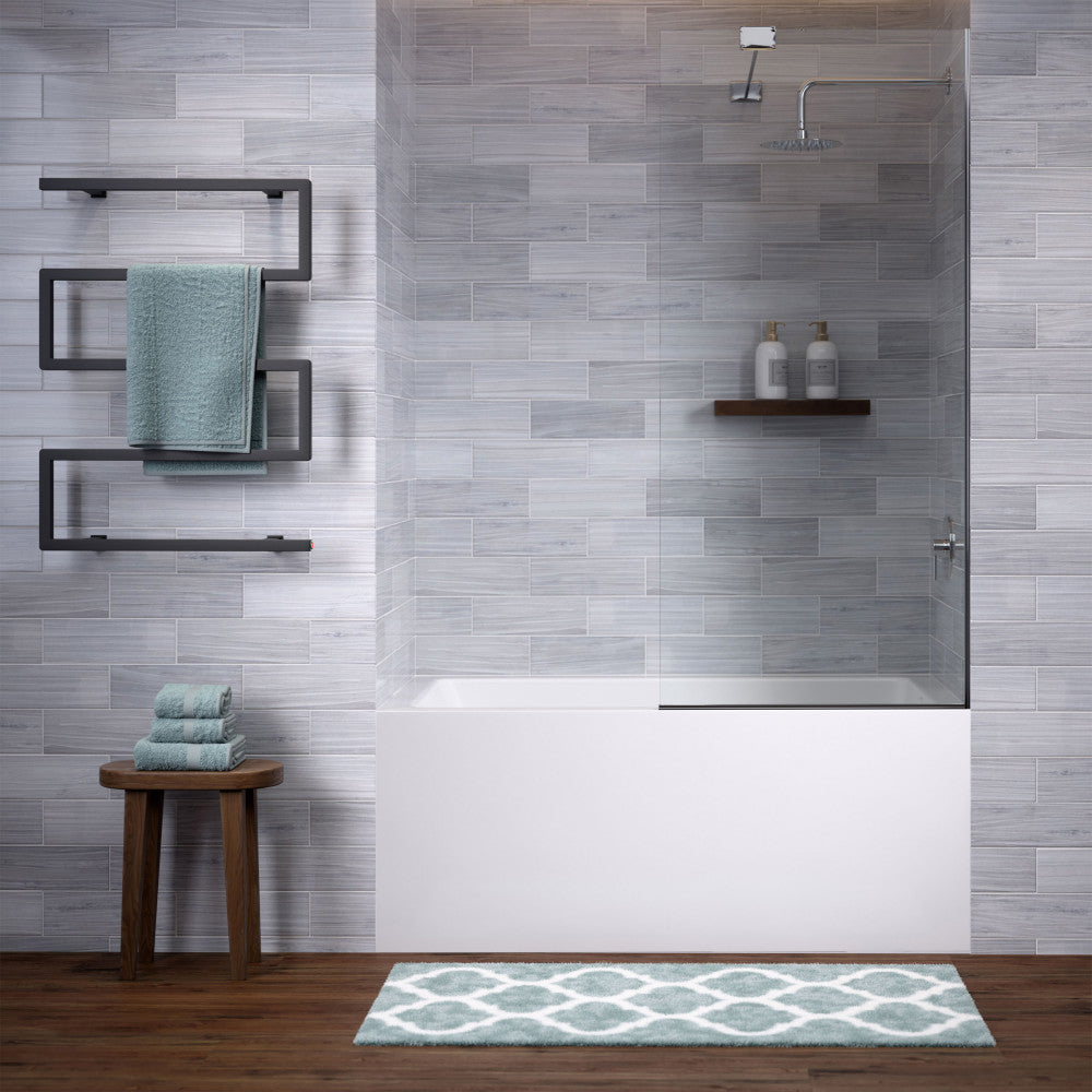 Voltaire 54" x 30" Right-Hand Drain Alcove Bathtub with Apron