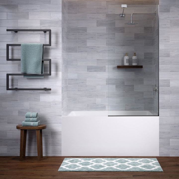 Voltaire 54" x 30" Right-Hand Drain Alcove Bathtub with Apron