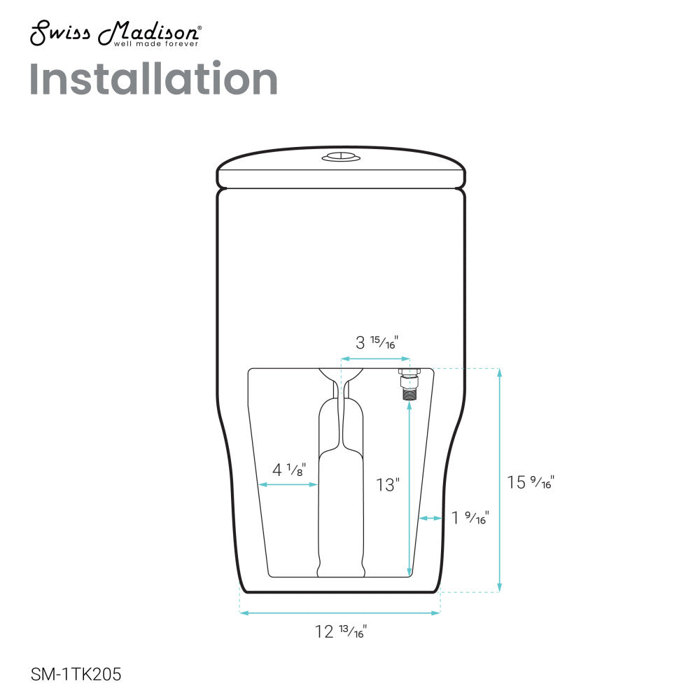 Sublime One Piece Elongated Toilet with Touchless Retrofit Dual Flush 1.1/1.6 gpf