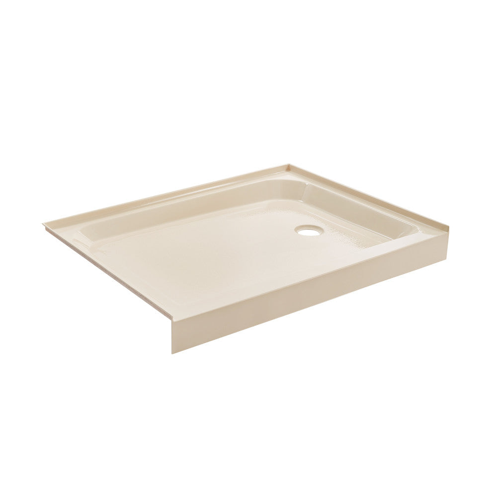 Voltaire 48" x 36" Single-Threshold, Left-Hand Drain, Shower Base in Bisque